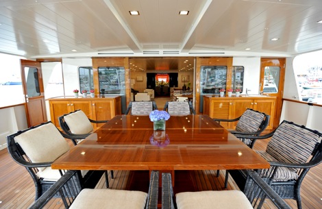 Image for article Feadship's 42m superyacht 'Masquerade of Sole' leaves Pendennis as 47m 'A2'